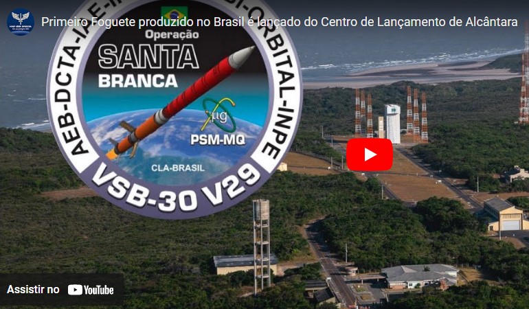 Video: Rocket is launched from the Alcântara Space Center for a microgravity experiment